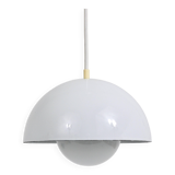 White Verner Panton flower pendant, Louis Poulsen, Denmark, 1969