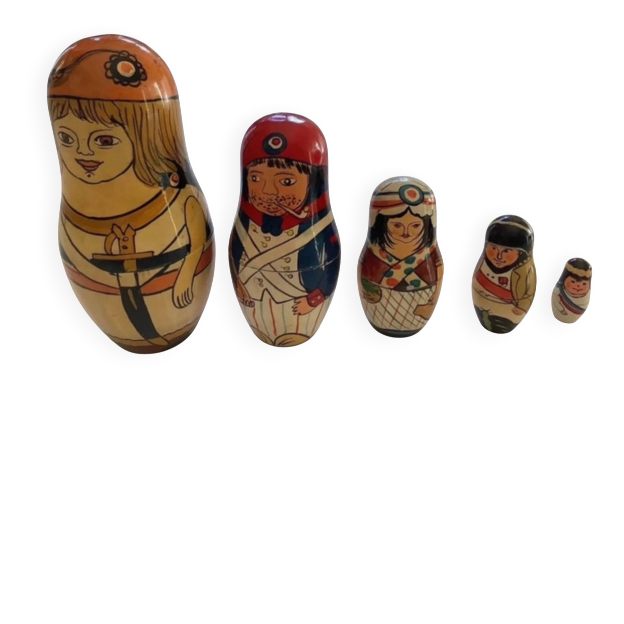 Nested dolls X5 for collectors
