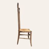 Ancienne chaise de nourrice Art Nouveau