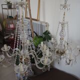 6-light chandelier with tassels