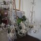 Chandelier with 6 lights and pendants