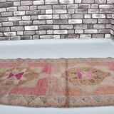 Vintage Handknotted Runner Rug sku 2184