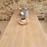 Table de ferme en chêne