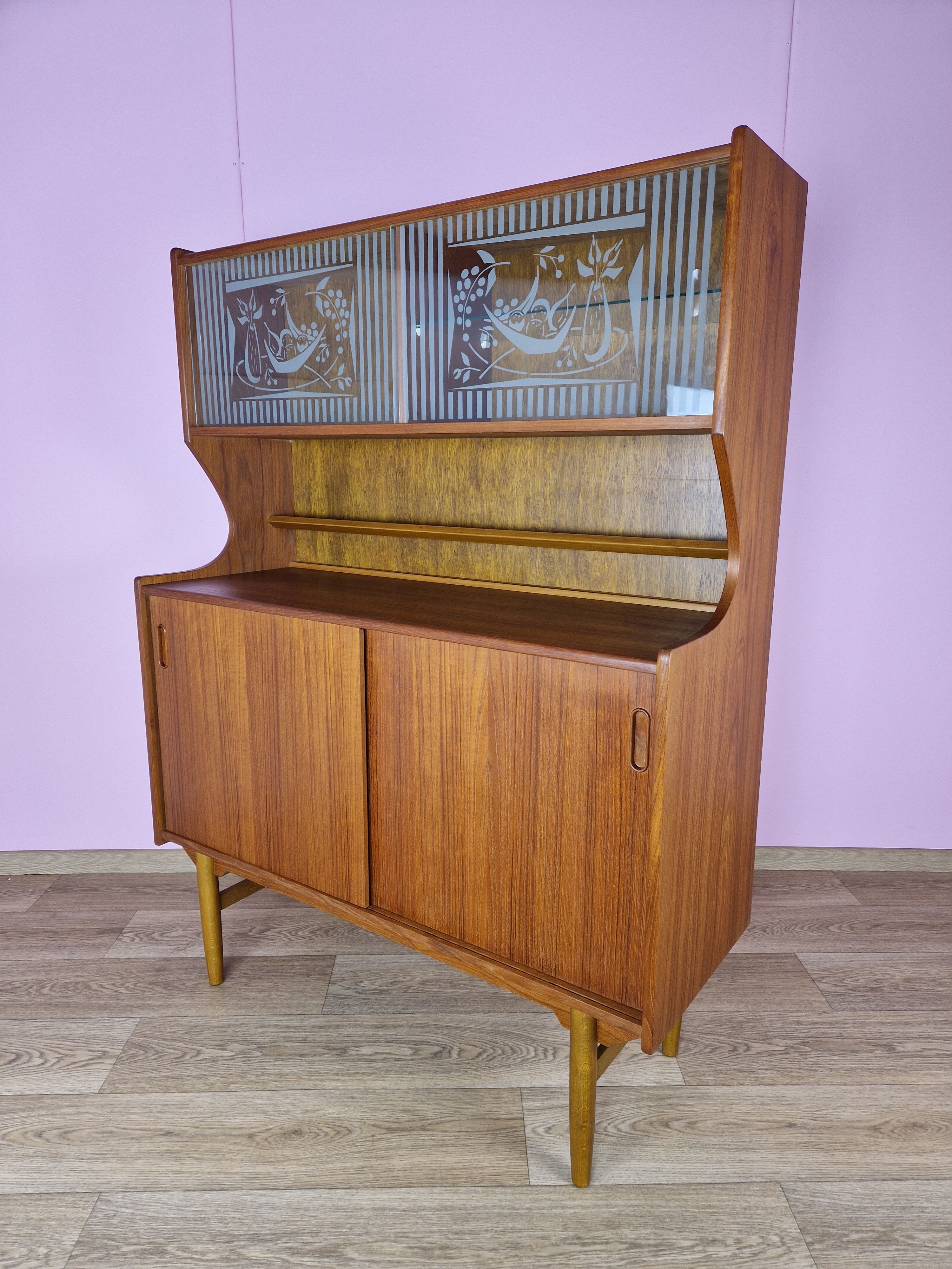 Vintage Norwegian Teak Highboard, 1960s