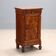 Antique Louis-Philippe bedside table in walnut, Italy, 19th century.