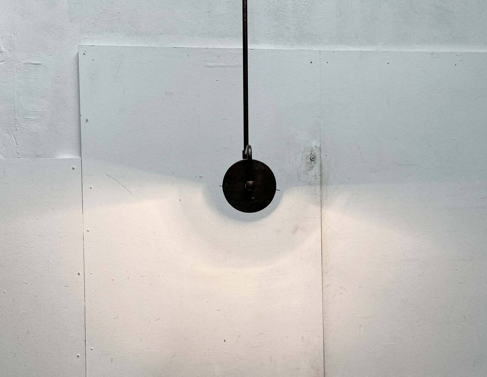 Lampes de plafond industrielles allemandes modernes du milieu du siècle de Hillebrand Leuchten, lot de 2