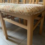 Magnificent set of 6 Italian high back dining chairs from the 20th century