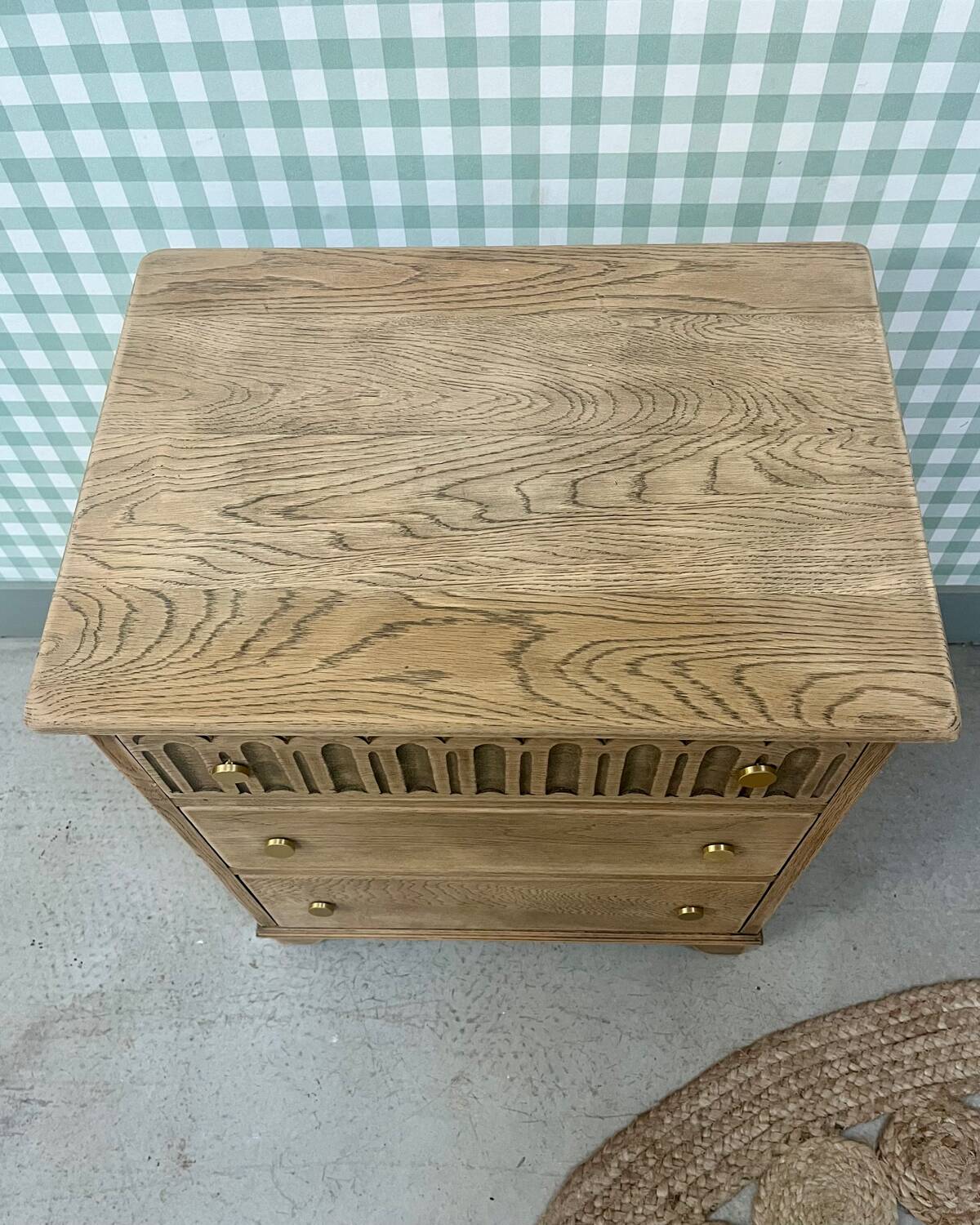Oak bedside table (refurbished)