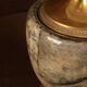 Macabo Grey Parchment & Brass Thermos Glacette, Cusano Milanino, Italy 1950