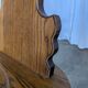 Set of 4 Farmhouse Tyrolean Chair with Heart Cutout Back / 1970s Vintage Di