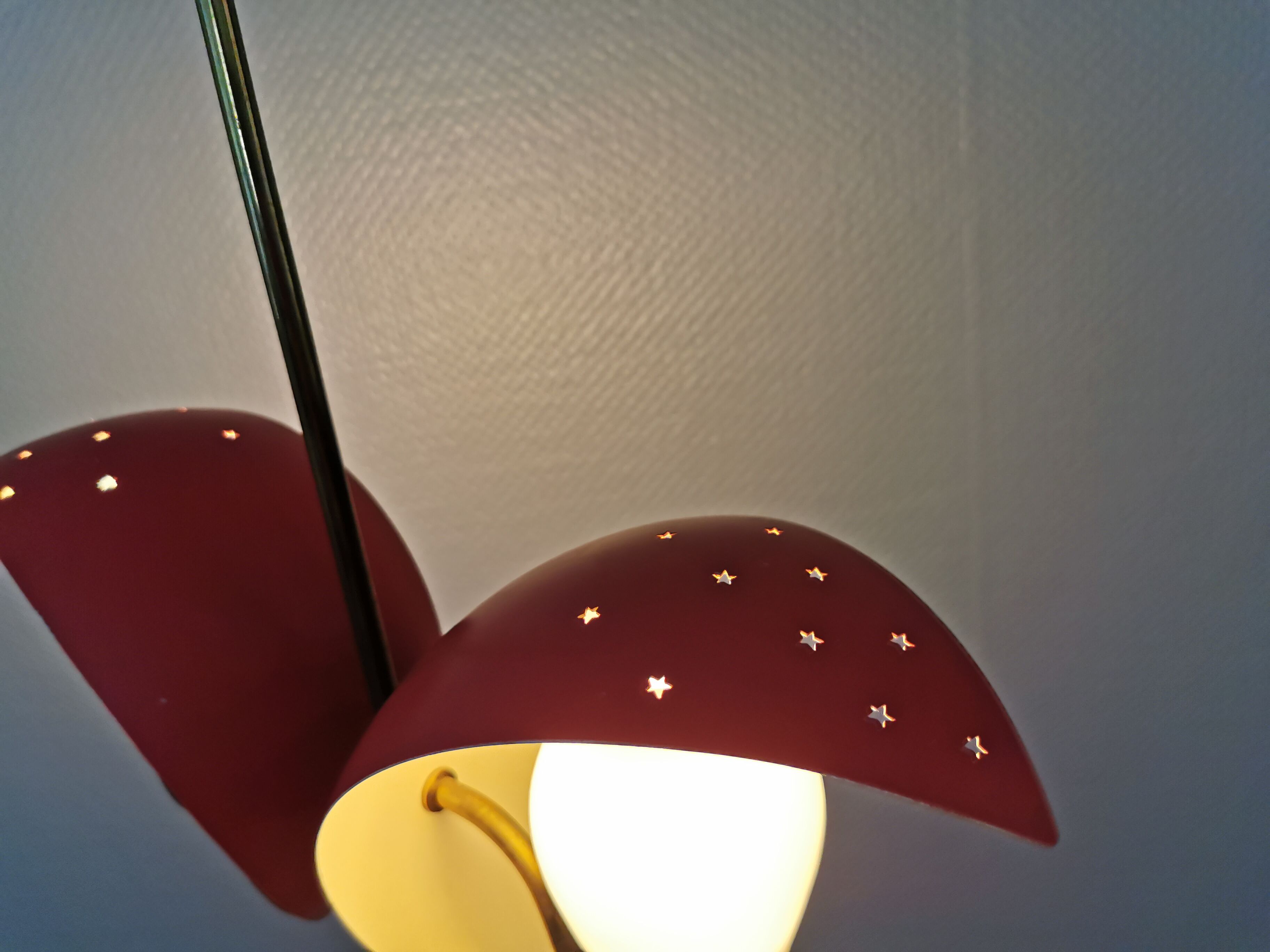 Incredible Chandelier / hanging lamp from Danish Fog & Mørup, estimated 1950s
