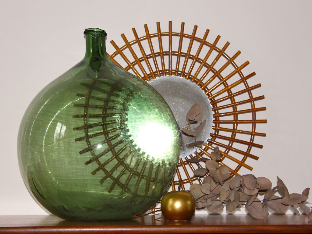 Demijohn green 25 litres