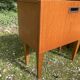 Pair of Scandinavian teak bedside tables from the 60s-70s.