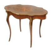 Table violon en marqueterie de style Louis XV