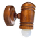 Danish pine wood wall sconce light