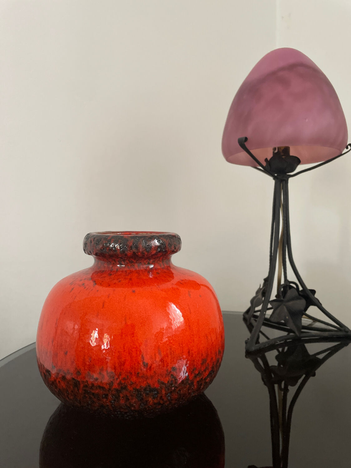 Vintage ceramic vase 1970