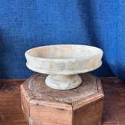 Beautiful footed bowl/trinket dish in alabaster.