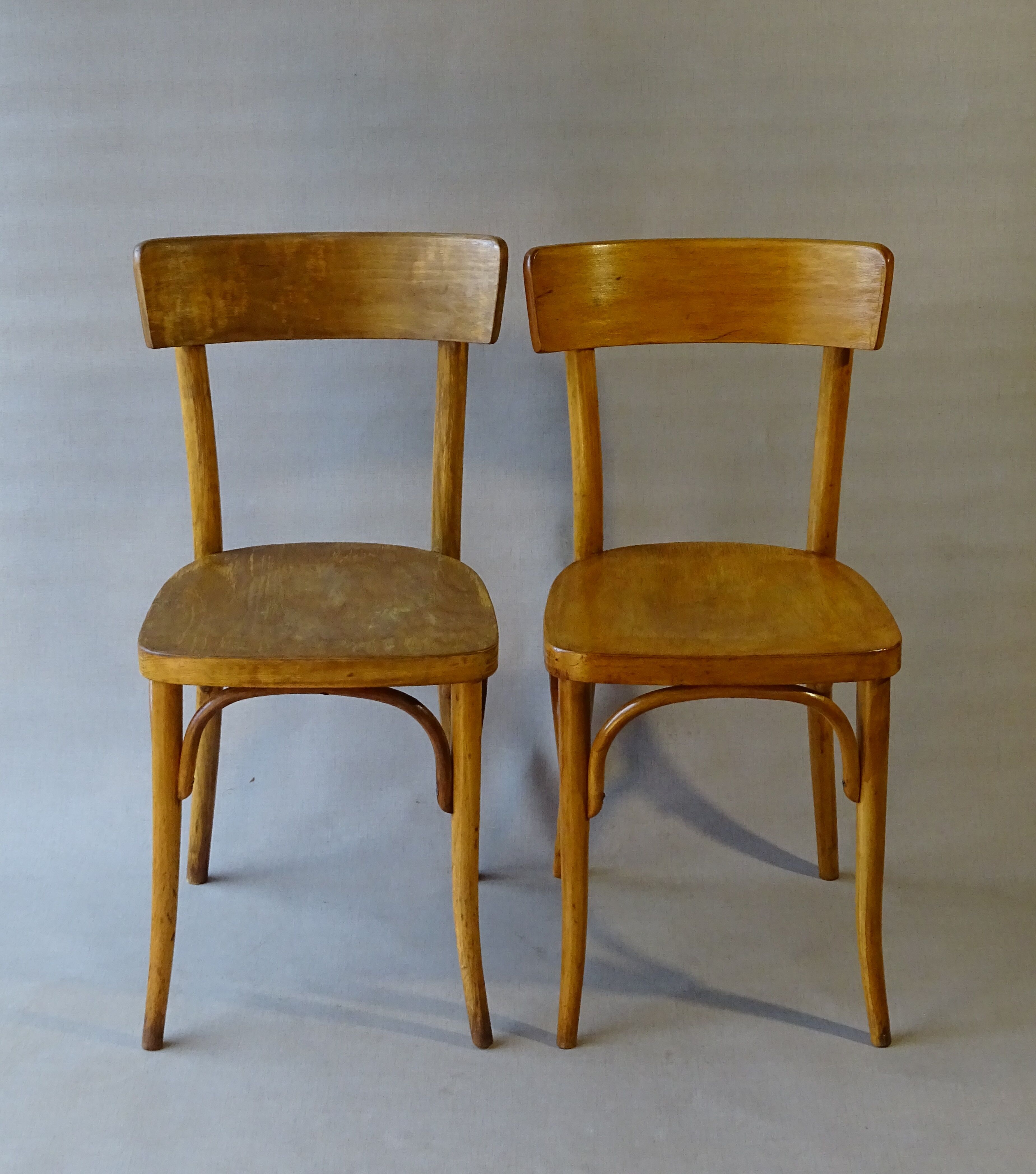 Two chairs bistrot Thonet 1960 Czechoslovakia