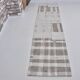 Neutral Vintage Kilim Runner Sku3830