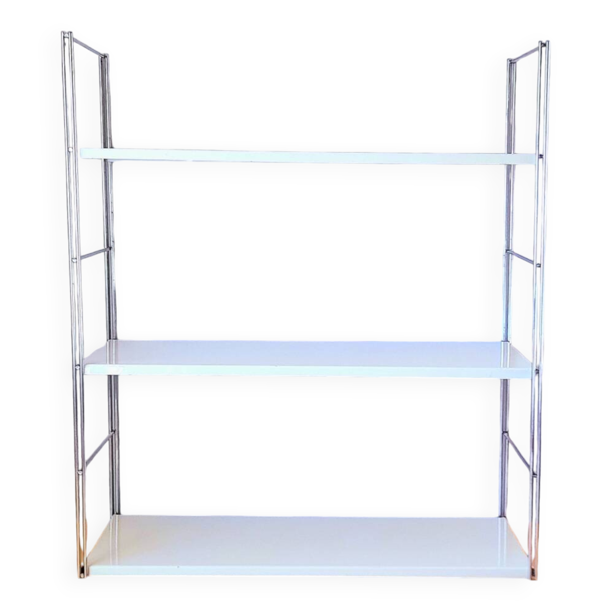 Stringen metal wall shelf, 1960/70.