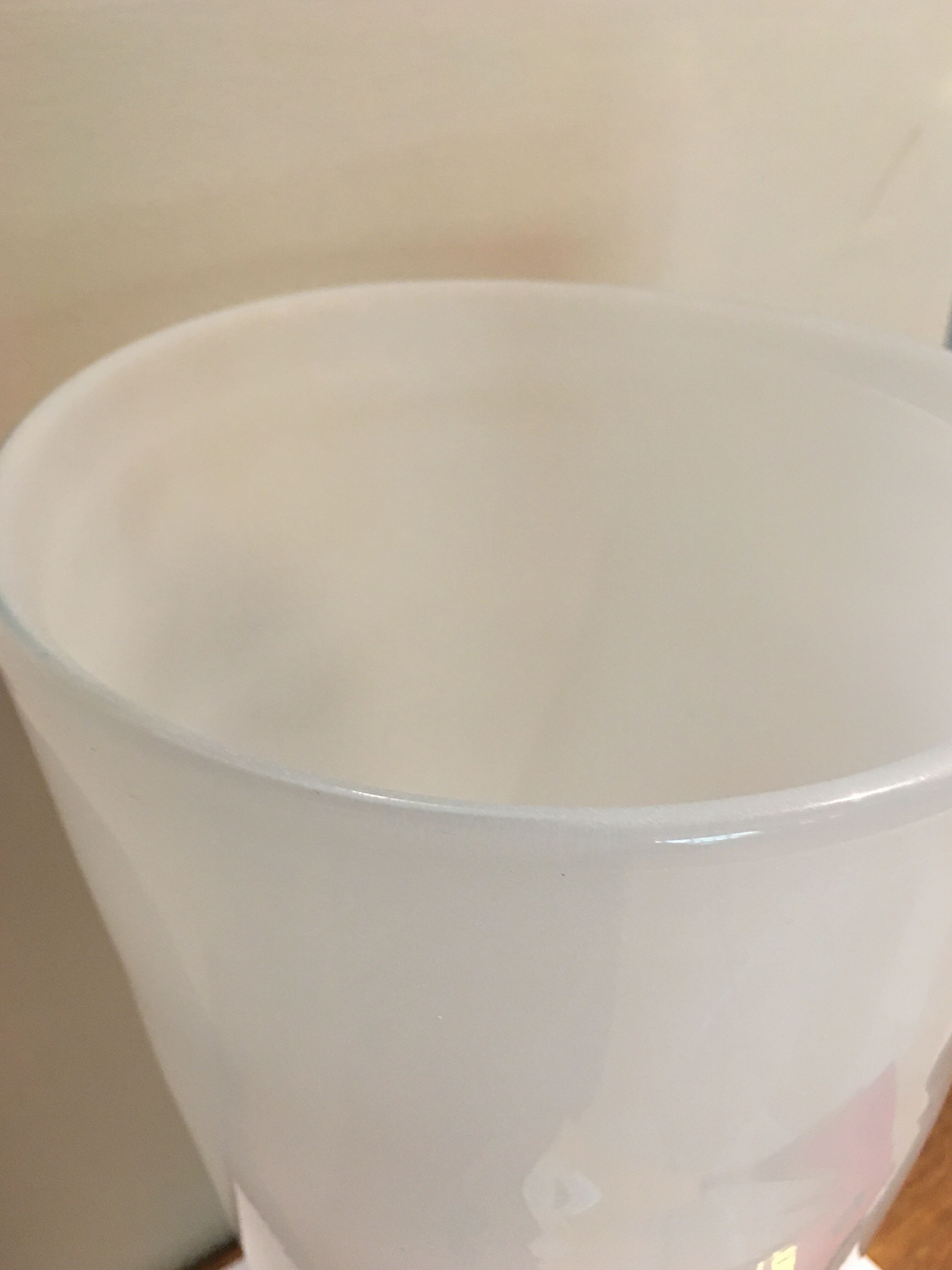 Large vase blown glass