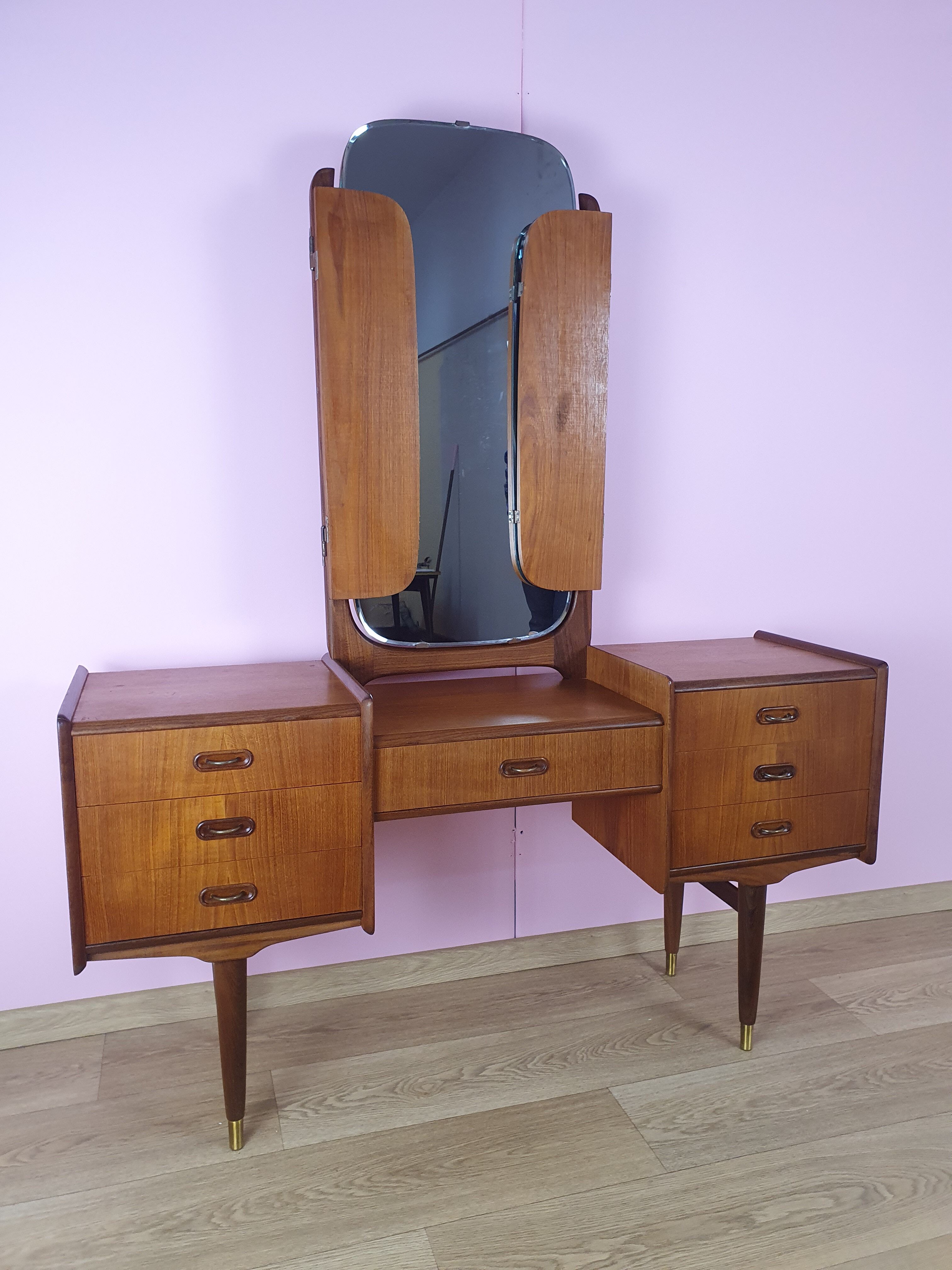 Norwegian Teak Dressing Table, 1960