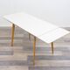 Dining table from the 1950s, grey resin top.