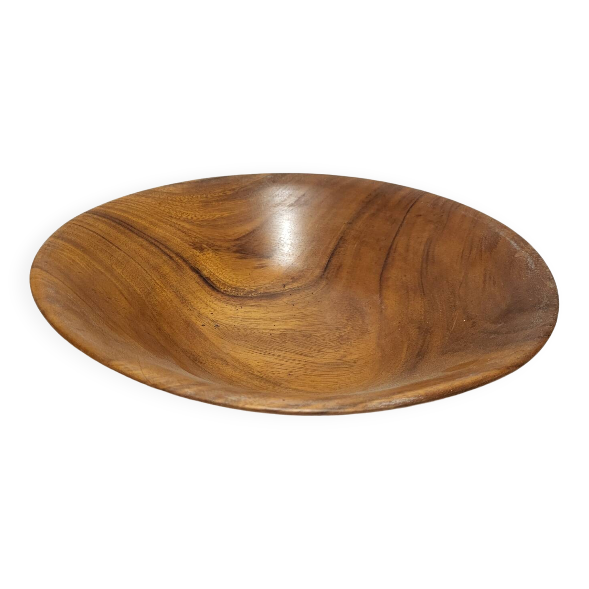Exotic wood salad bowl