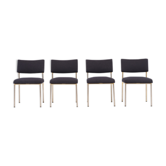 4 Joseph André Motte chairs for Steiner 1960's