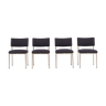 4 Joseph André Motte chairs for Steiner 1960's