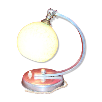 Lamp 1930-40, art deco glassware Clichy