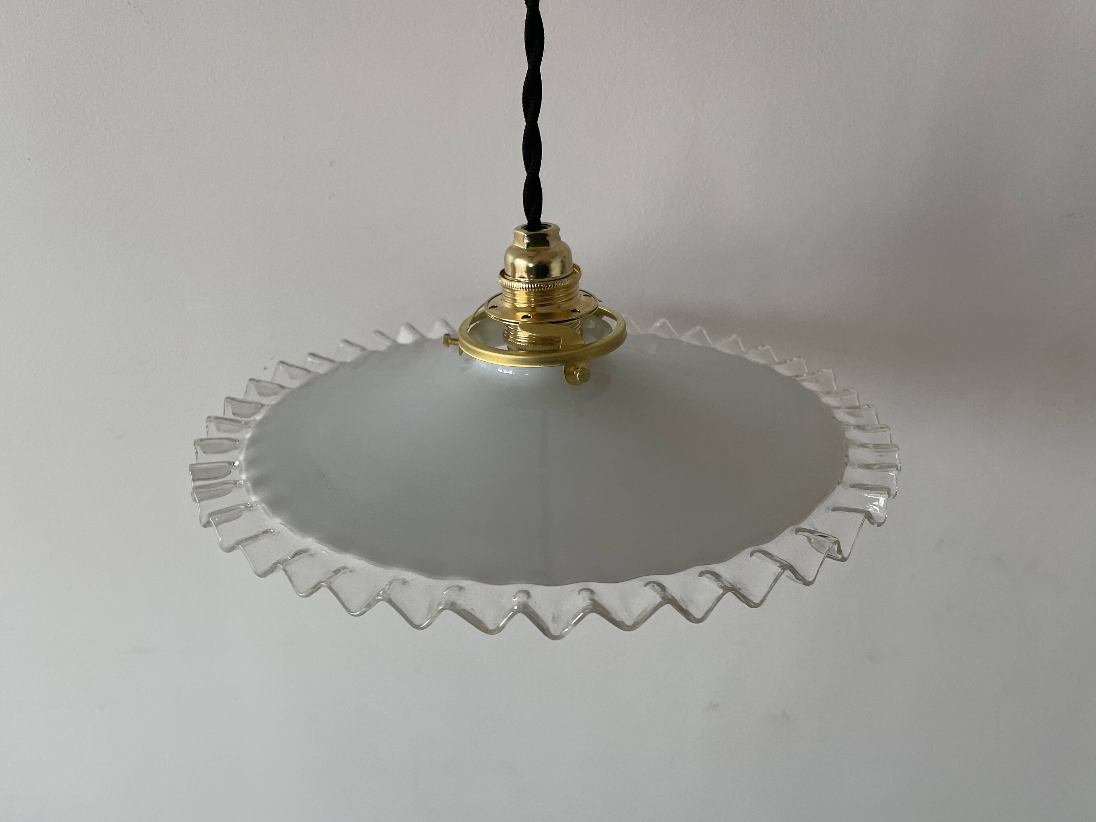 Old opaline pendant light