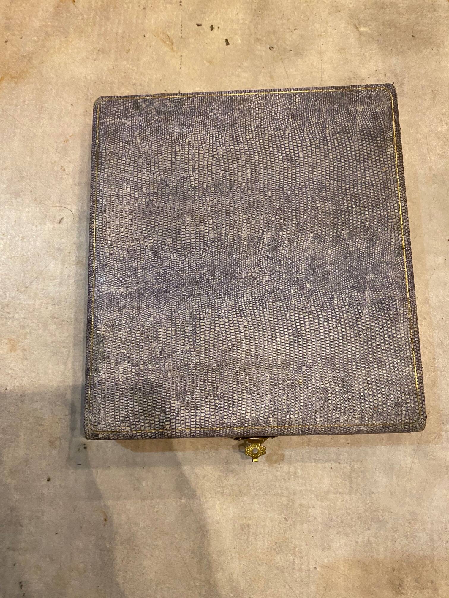 Silver dessert serving cutlery with minerva stamp original box