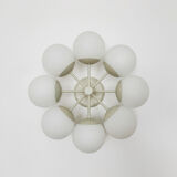 Opaline Sputnik chandelier by Kaiser Leuchten