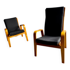 Paire de fauteuils lounge - cees braakman