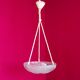French vintage art deco 1930s pendant signed negra degue ceiling light