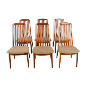 Lot 6 chaises salle - niels