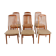 Set of 6 dining chairs, model EVA by Niels Kofoed, Denmark