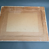 Watercolor on paper by andré mahuas vannes port de pêche 1949