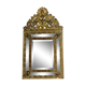 Miroir à parcloses XIXe 33x59cm