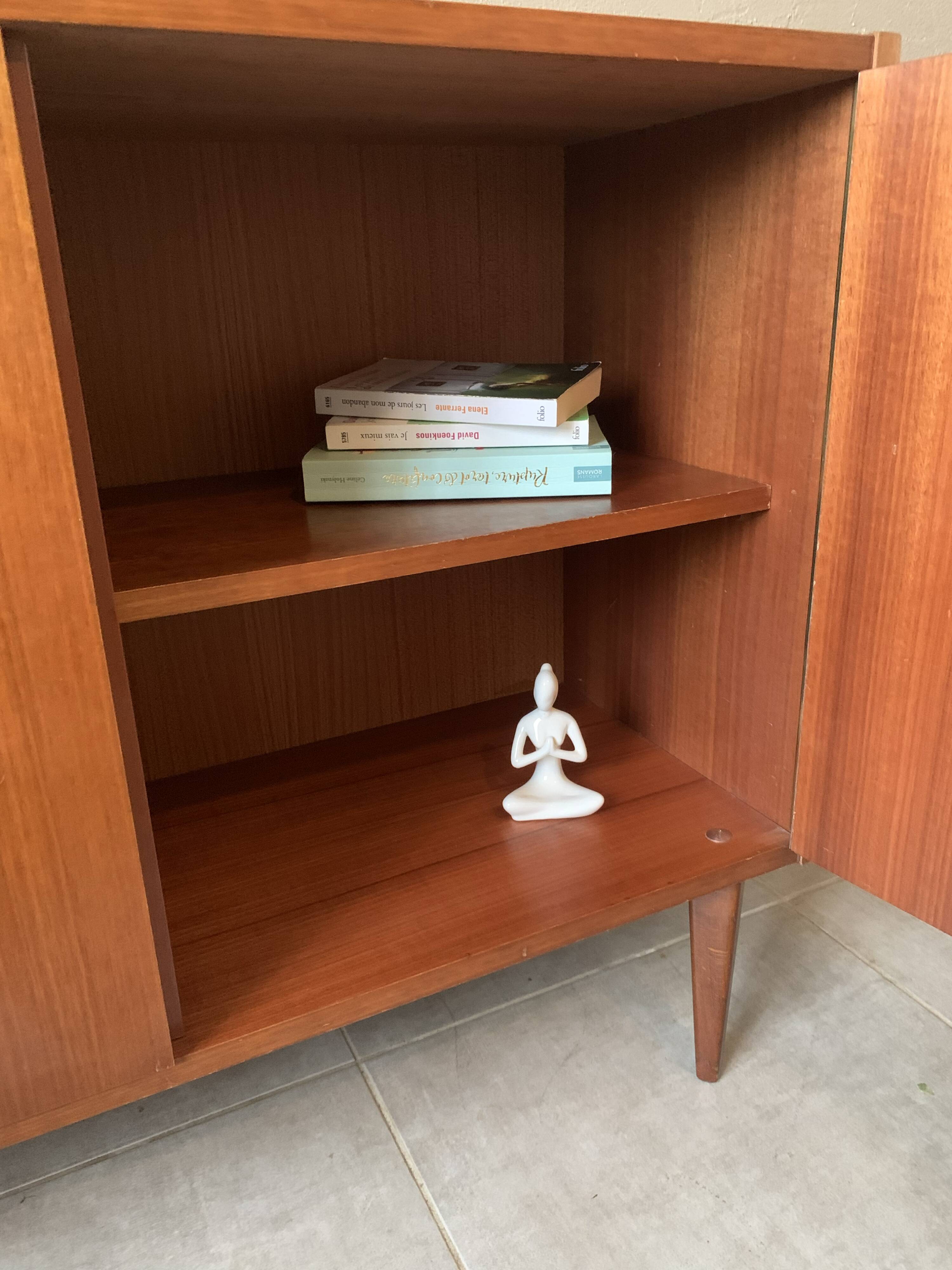 Vintage Scandinavian teak sideboard from the 1960s