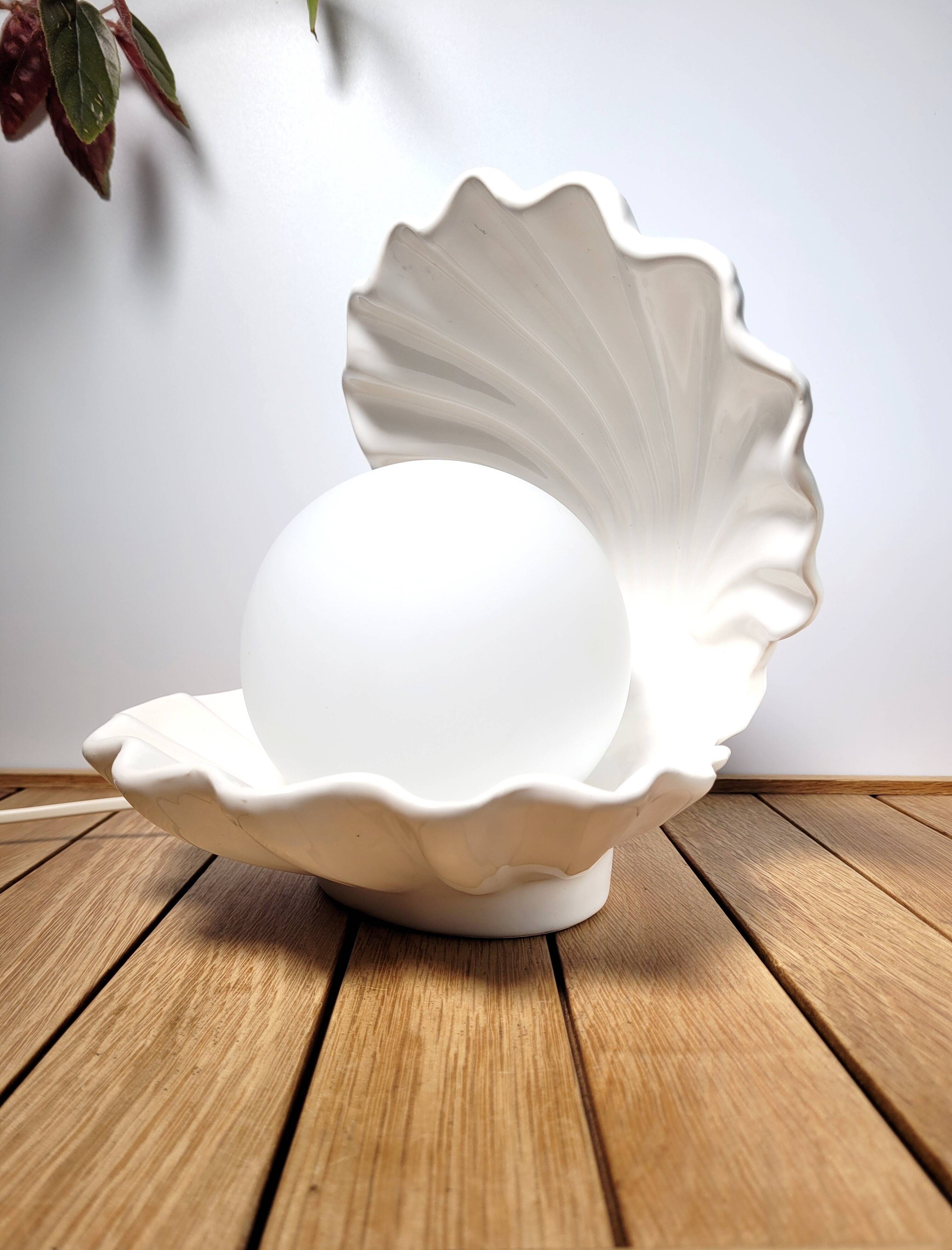 Ceramic shell lamp 1980