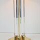 Vintage Regency Acrylic & Brass Table Lamp, Italy, 1970s