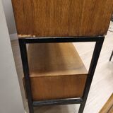 Gabinete, large apparador, madera de tea, Scandinavian design, 50's