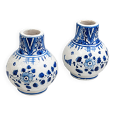 Pair of antique DELF vases