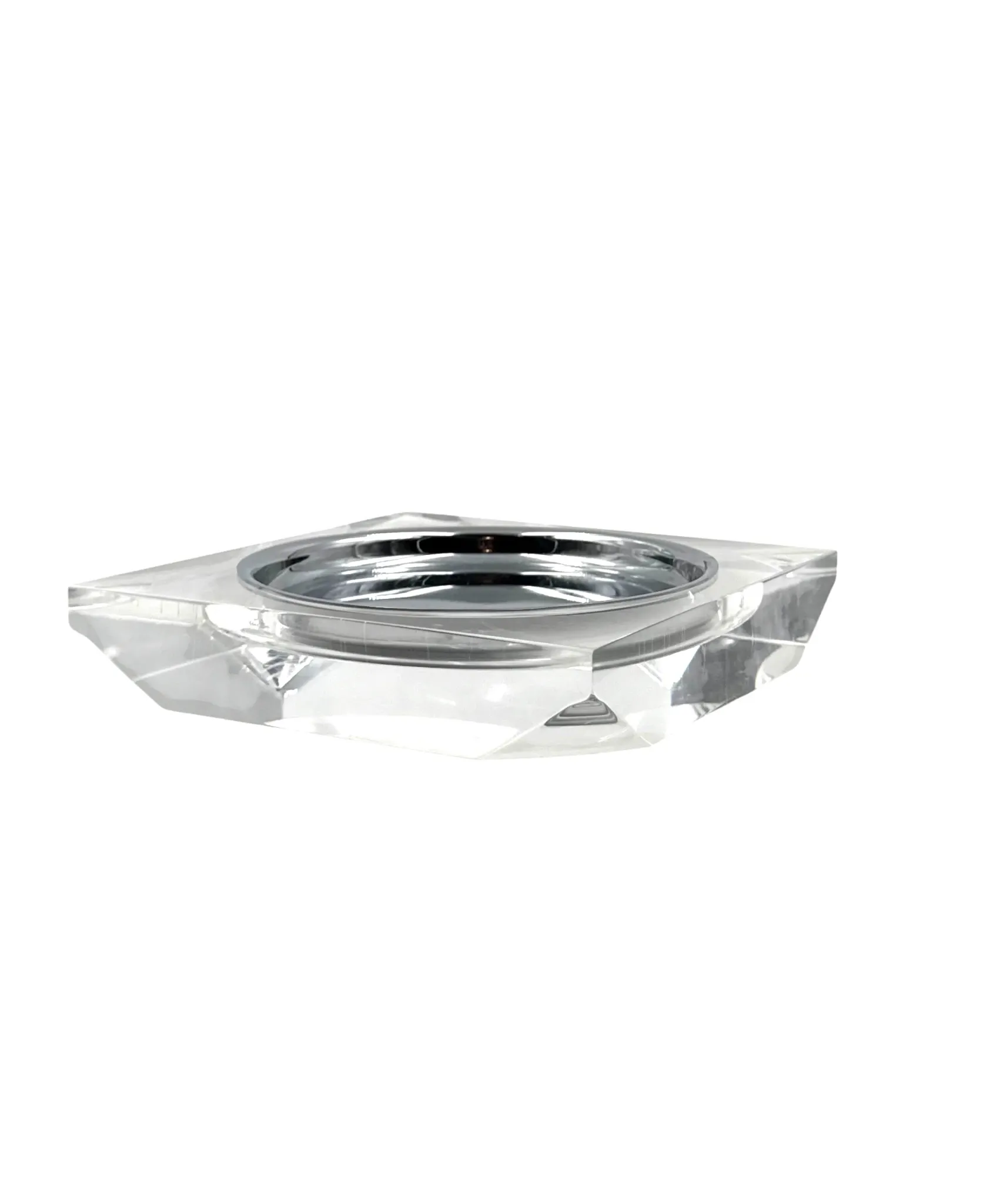 Hollywood regency lucite smoking set, Italy 1970