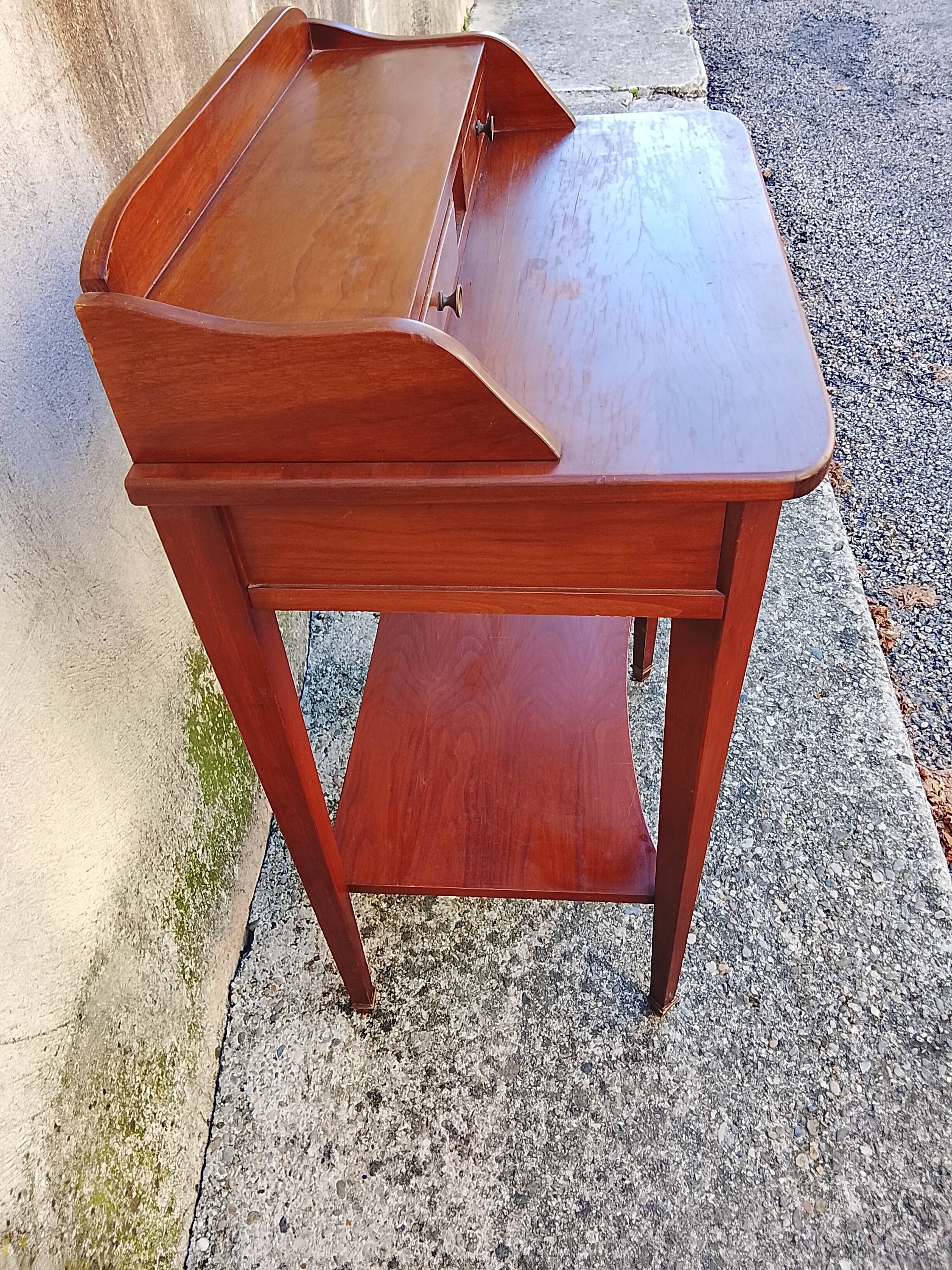 Desk/secretary, bonheur du jour in cherry wood