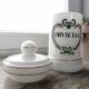 Opaline medicine jar