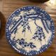 Japanese tea set cherry blossom blue fine porcelain