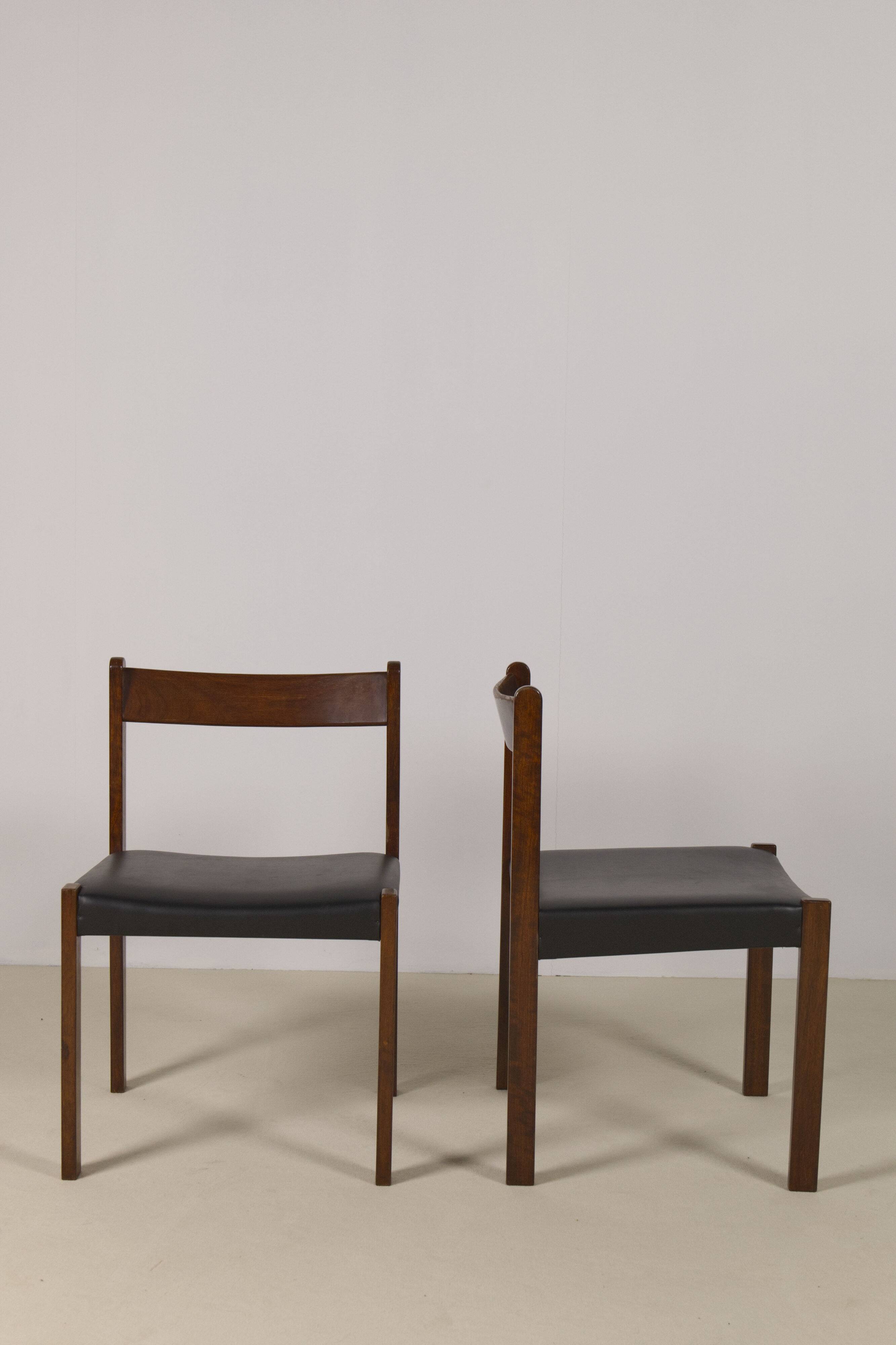 6x Dining chairs Alfred Hendrickx for Belform, 1960s, Belgium